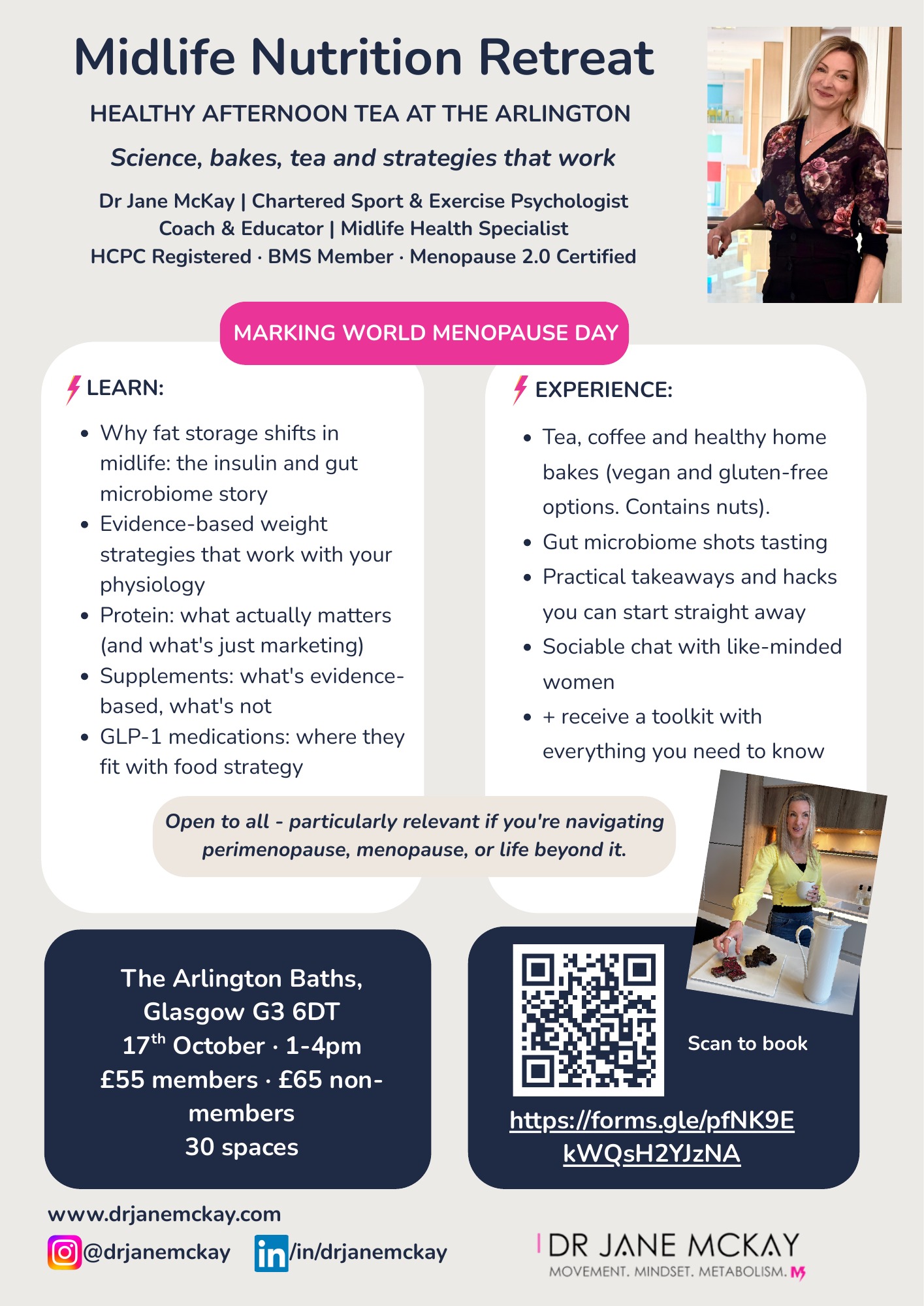 Midlife Nutrution Retreat Dr Jane McKay