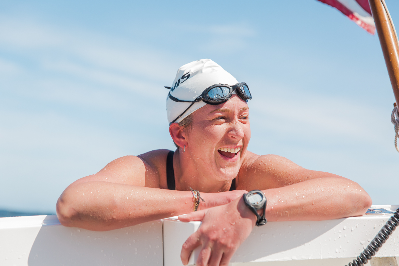 woman swimmer