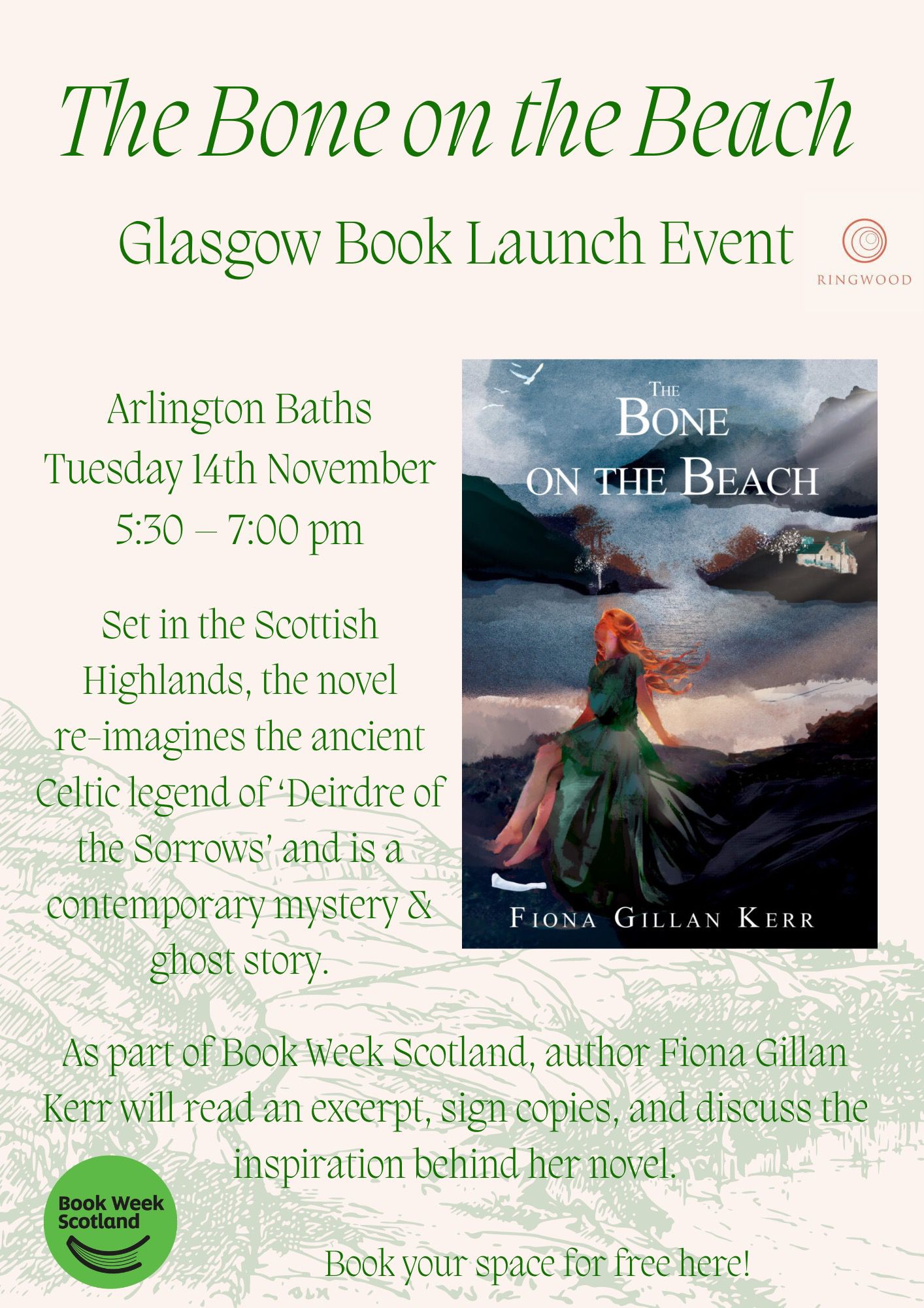 poster for book event