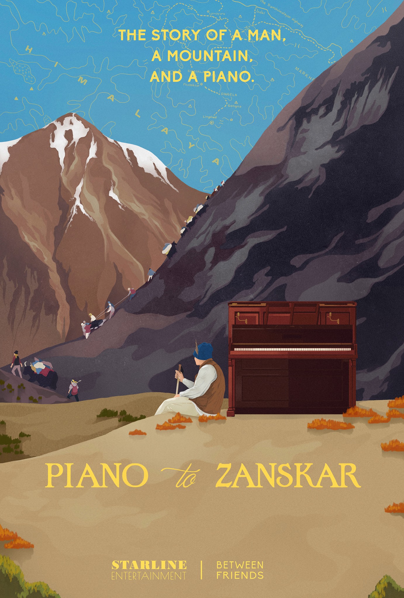 film poster for Piano to Zanskar